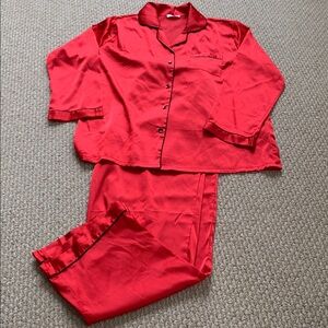 Red Satin Pajamas